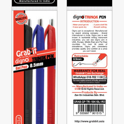 GRABBIT DIGNO TRINOK GEL PEN 0.5 1BK1BL1RD