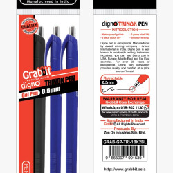 GRABBIT DIGNO TRINOK GEL PEN 0.5 1BK2BL