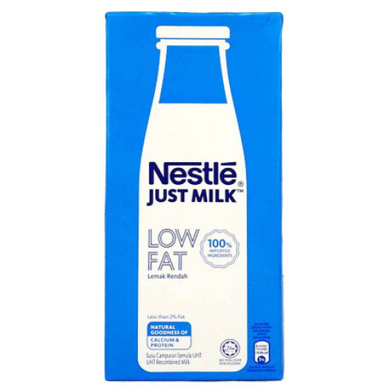 NESTLE JUST MILK LOW FAT MILK 1L