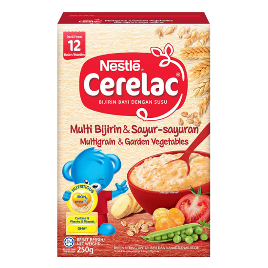 CERELAC MULTI GRAIN GARDEN VEGETABLE 250G