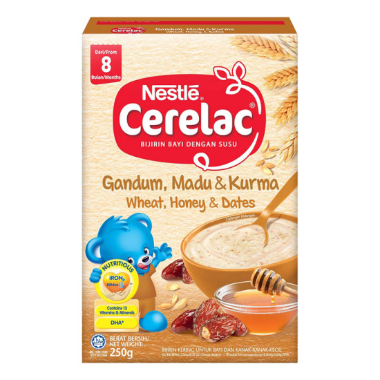 NESTLE CERELAC WHEAT, HONEY & DATES 250G