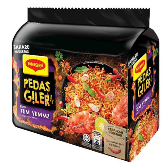 MAGGI PEDAS GILER PERENCAH TOM YUMZ 76G*5