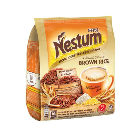 NESTUM 3 IN 1 BROWN RICE 27G*10