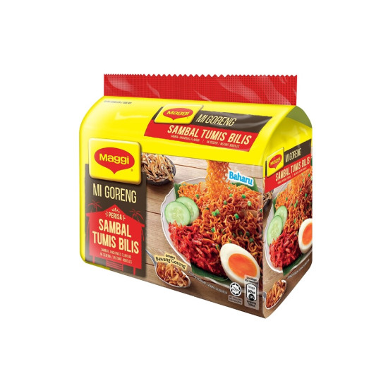 MAGGI MI GORENG SAMBAL TUMIS BILIS 75G*5