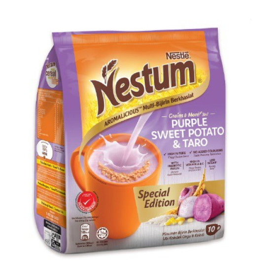 NESTUM 3IN1 PURPLE POTATO & TARO 27G*10