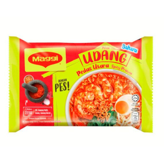 MAGGI PERISA UDANG PEDAS 89G*5