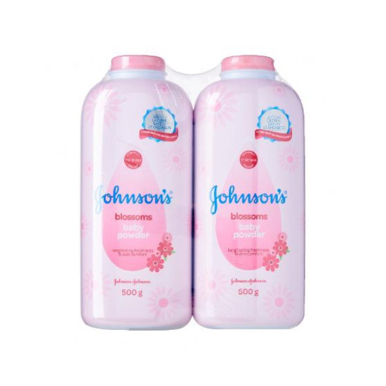 JOHNSON'S BABY POWDER BLOSSOM 500G*2