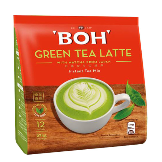 BOH GREEN TEA LATTE 27GM*12