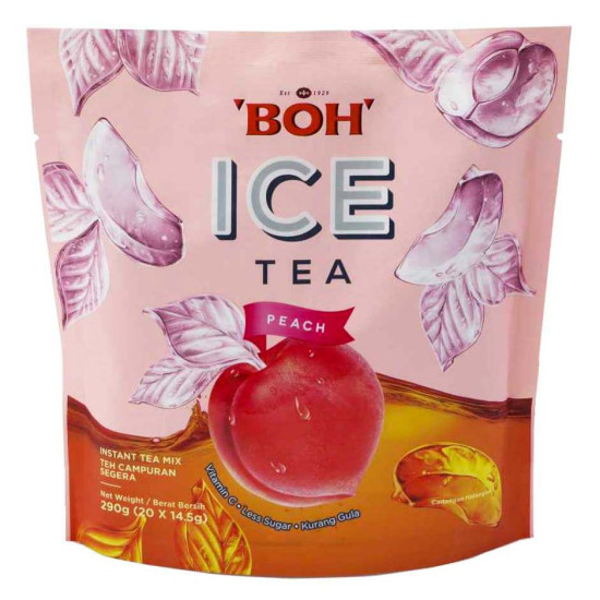 BOH ICE TEA PEACH FRUIT 14.5G*20S