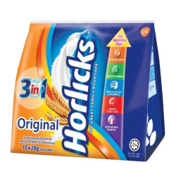 HORLICKS 3IN1 ORIGINAL 28GM*10 HORLICKS 3IN1 ORIGINAL 28GM*10