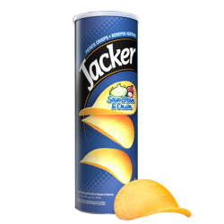 JACKER POTATO CRISP SOUR CREAM 160GM JACKER POTATO CRISP SOUR CREAM 160GM