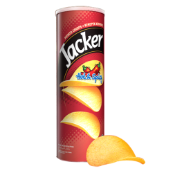 JACKER POTATO CRISP HOT & SPICY 160GM JACKER POTATO CRISP HOT & SPICY 160GM