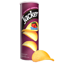 JACKER POTATO CRISP TOMATO 160GM JACKER POTATO CRISP TOMATO 160GM