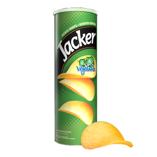 JACKER POTATO CRISP VEGETABLE 160GM