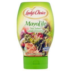 LADY'S CHOICE MAYO LITE SQUEEZE 280ML LADY'S CHOICE MAYO LITE SQUEEZE 280ML