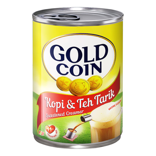 GOLD COIN KOPI &TEH TARIK SWEETENED 500GM