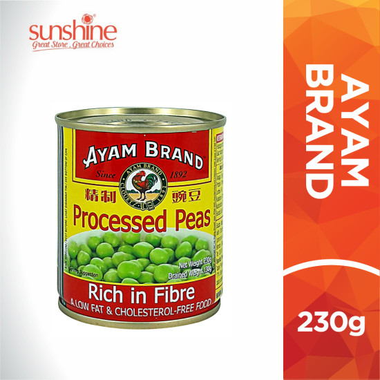 AYAM BRAND PROCESSED PEAS 230GM