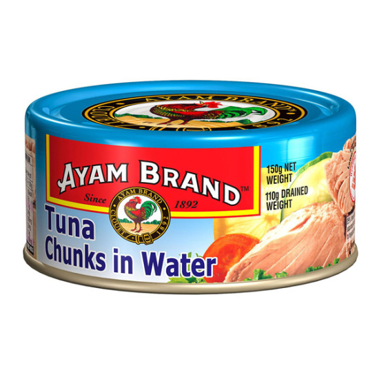 AYAM BRAND TUNA CHUNK IN WATER 150GM