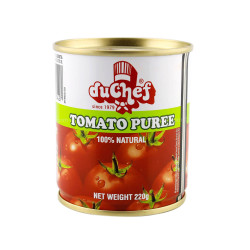 DUCHEF TOMATO PUREE 220GM DUCHEF TOMATO PUREE 220GM
