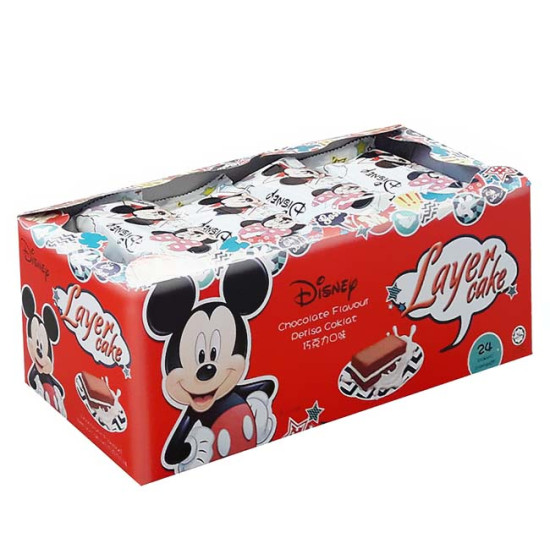 DISNEY LAYER CAKE CHOC 15GM*24