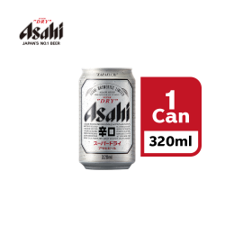 ASAHI SUPER DRY PREMIUM BEER 320ML ASAHI SUPER DRY PREMIUM BEER 320ML