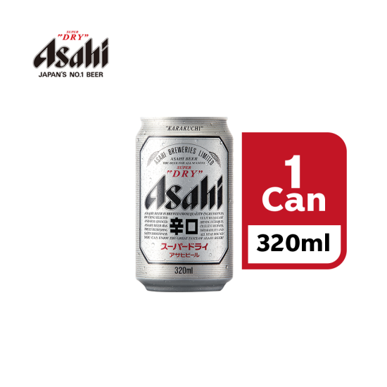 ASAHI SUPER DRY PREMIUM BEER 320ML