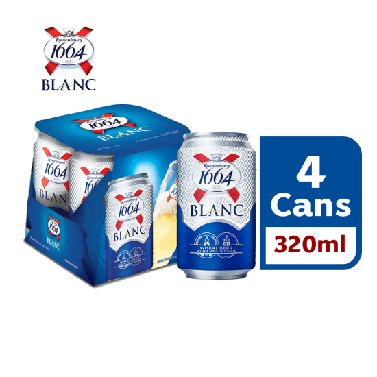 KRONENBOURG BLANC 1664 320ML*4