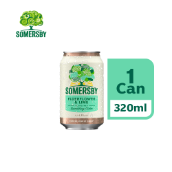 SOMERSBY ELDERFOLWER LIME CAN 320ML SOMERSBY ELDERFOLWER LIME CAN 320ML