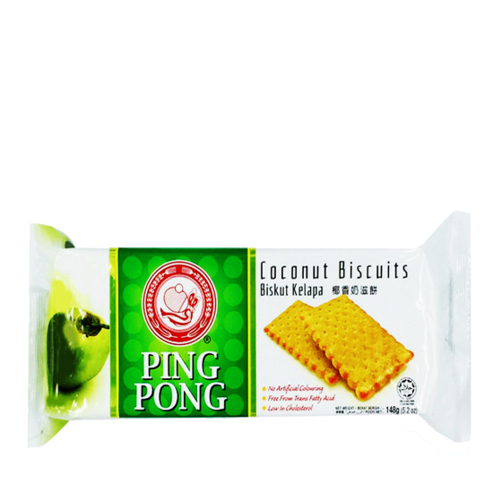 PING PONG COCONUT BISCUITS 148GM