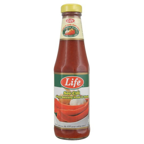 LIFE CHILLI SAUCE WITH GINGER & GARLIC 320G