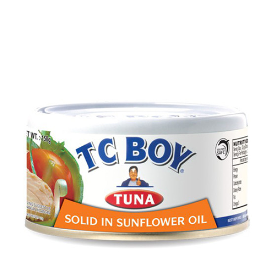 TC BOY TUNA IN SUNFLOWER OIL 150GM