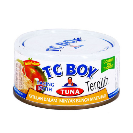 TC BOY TUNA IN SUNFLOWER OIL 150GM