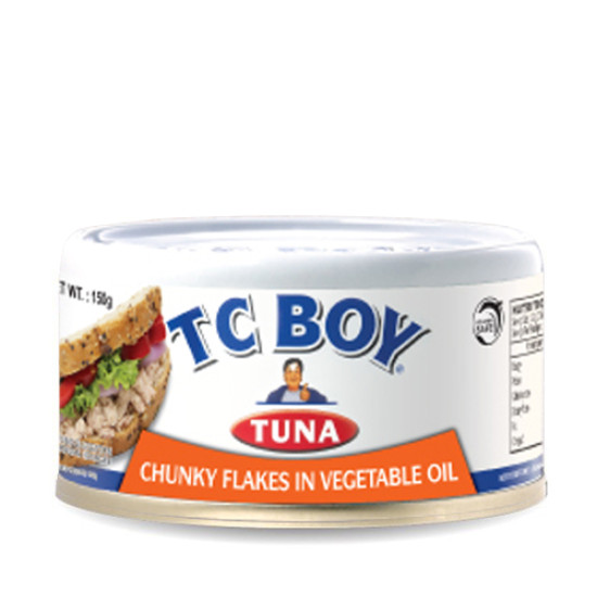 TC BOY TUNA WITH GARLIC & HERB 150GM