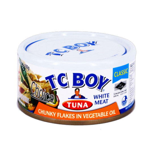 TC BOY TUNA WITH GARLIC & HERB 150GM