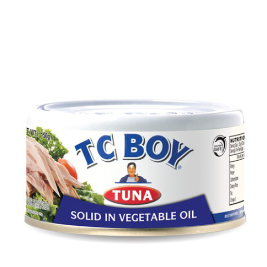 TC BOY TUNA IN VEGETABLE OIL 150GM