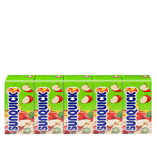 SUNQUICK APPLE FRUIT DRINK 125ML*5