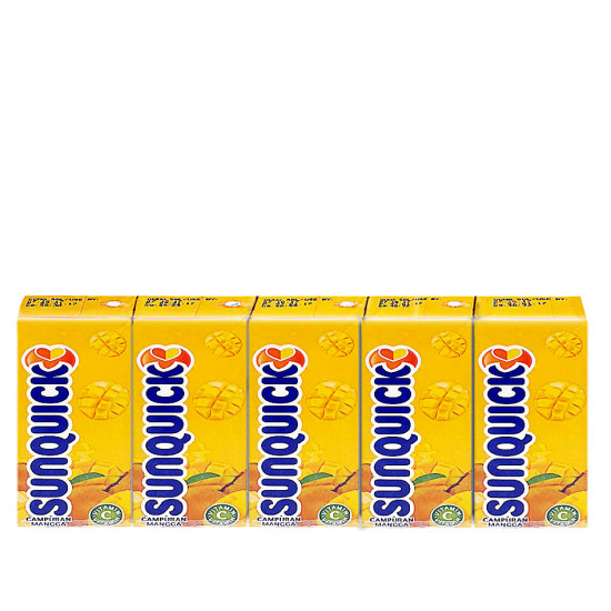 SUNQUICK MIXED MANGO FRUIT DRINK 125ML*5