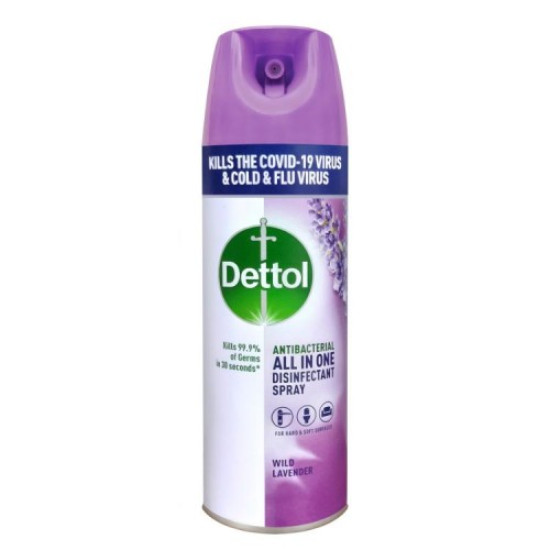 DETTOL DISINFECTANT SPRAY LAVENDER 450ML