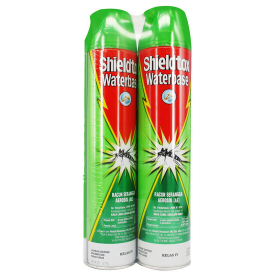 SHIELDTOX WATERBASE AEROSOL 600ML*2