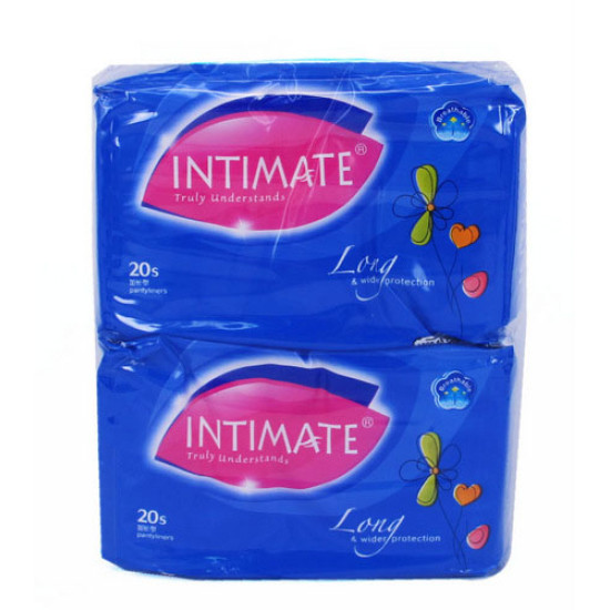 INTIMATE LONG & WIDER 175MM PANTY LINER 20S*2