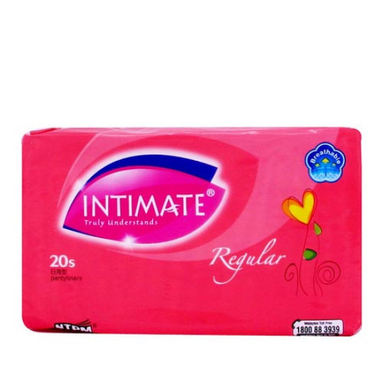 INTIMATE REGULAR PANTYLINER 15CM 20'S