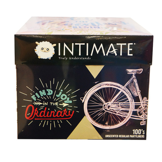 INTIMATE REGULAR PANTYLINER 15CM 100S