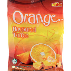 RINDA ORANGE TOFFEE 120GM RINDA ORANGE TOFFEE 120GM