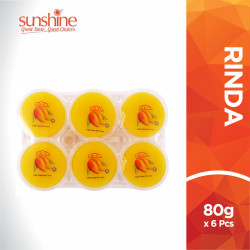 RINDA NATA DE COCO MANGO 80GM*6 RINDA NATA DE COCO MANGO 80GM*6