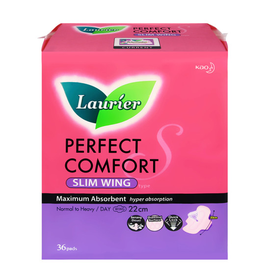 LAURIER PERFECT COMFORT SLIM WING 36'S