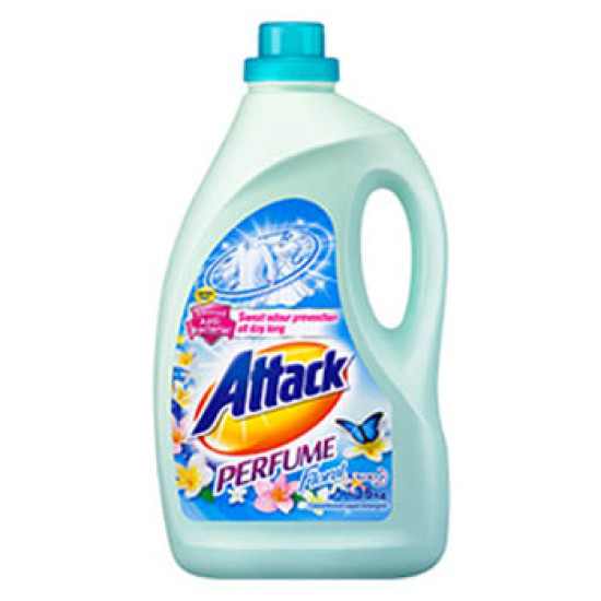 ATTACK LIQUID DETERGENT FLORAL 3.6KG