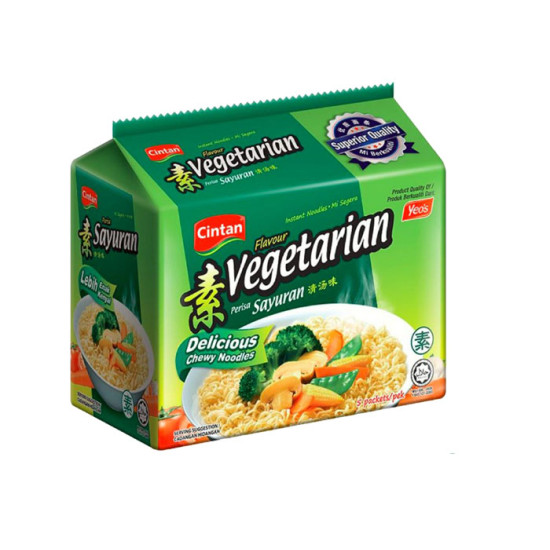 CINTAN INSTANT NOODLES VEGETABLE 73GM*5