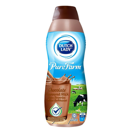 DUTCH LADY PUREFARM STERILISED CHOCOLATE 900ML