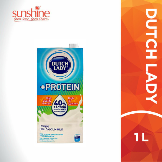 DUTCH LADY UHT + PROTEIN LOW FAT 1L