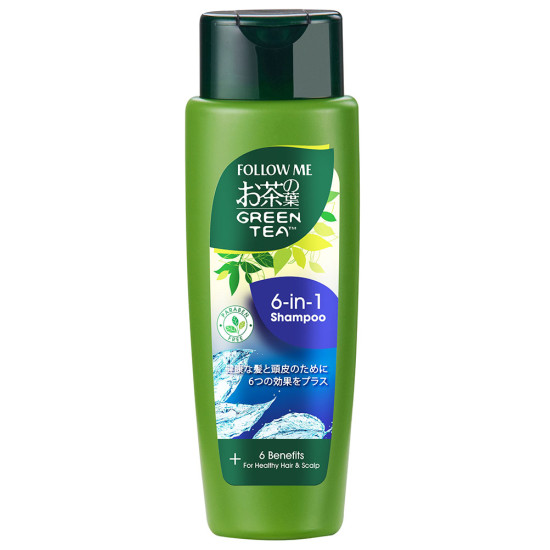 FOLLOW ME GREEN TEA 6 IN 1 SHAMPOO 320ML